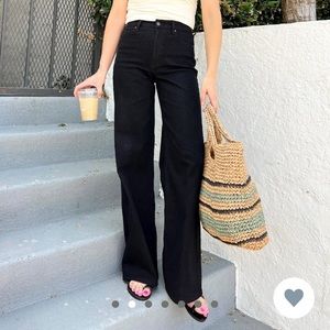 CJLA Holland Black Wide Leg Jeans NWT